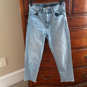 Banana Republic Light Blue High-Rise Straight Jeans
